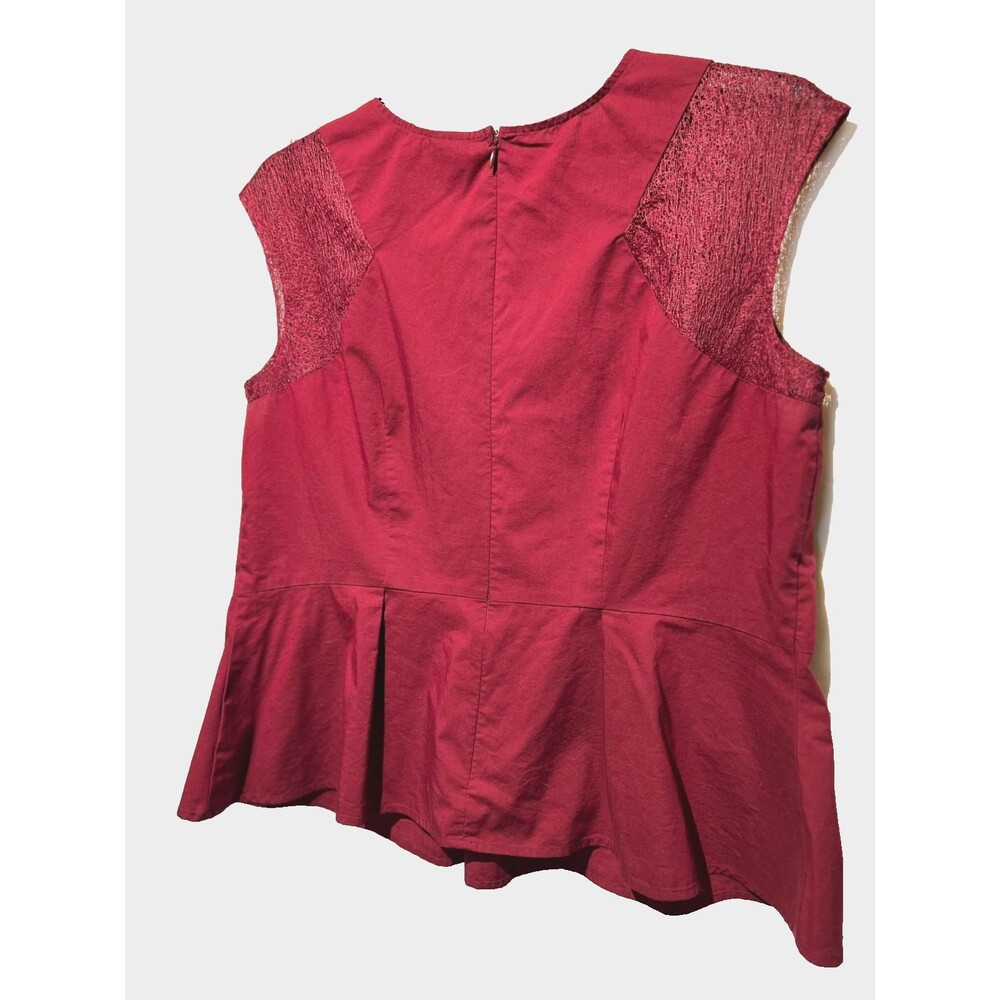 Worthington Ladies Peplum Zip Top SIZE XL